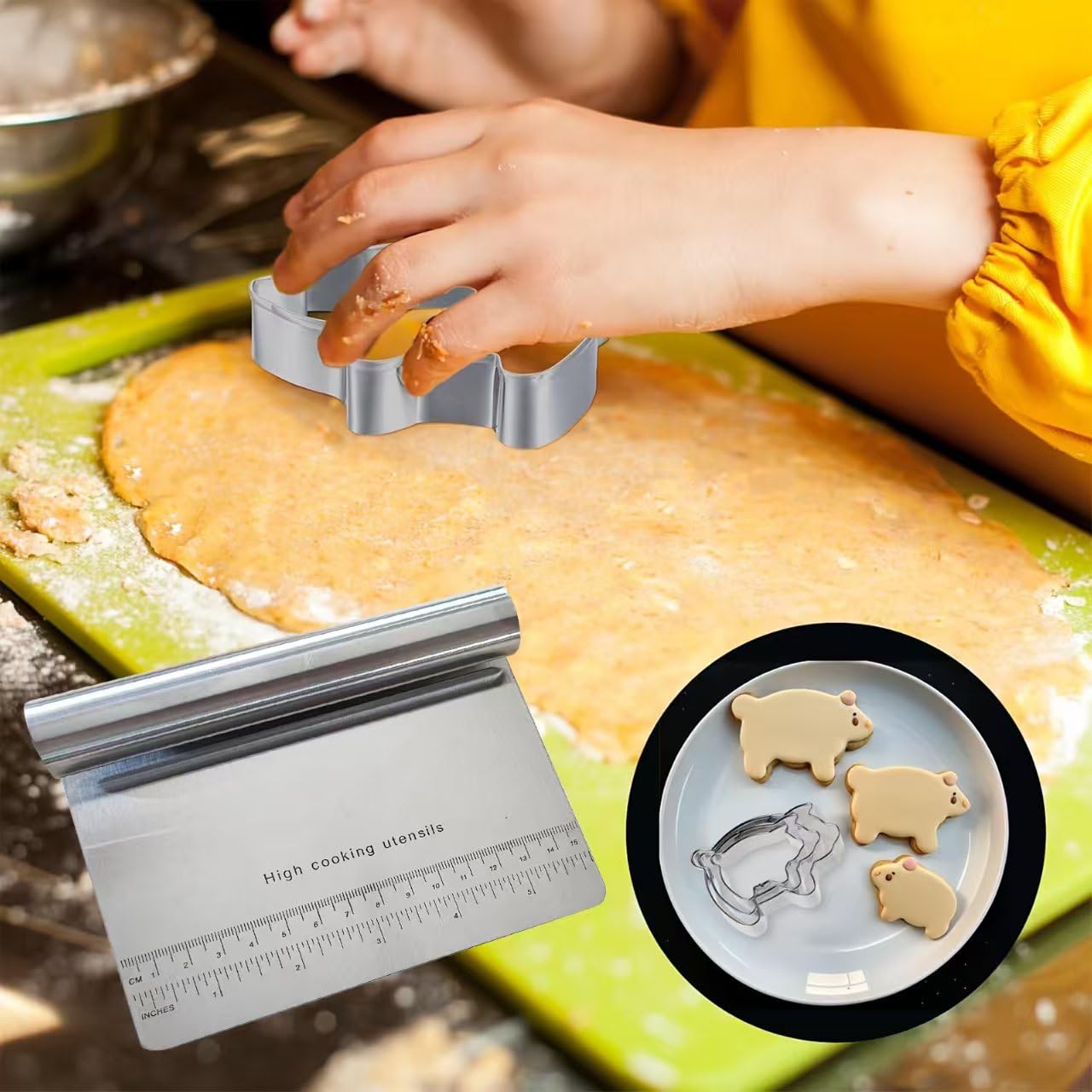 Alunduto pig cookie cutter 2.5-inch compact for small treats.