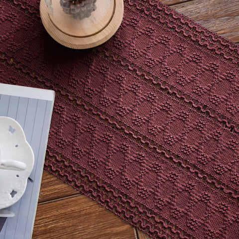 Alynsehom care guidance: hand wash softly to preserve the macrame finish.