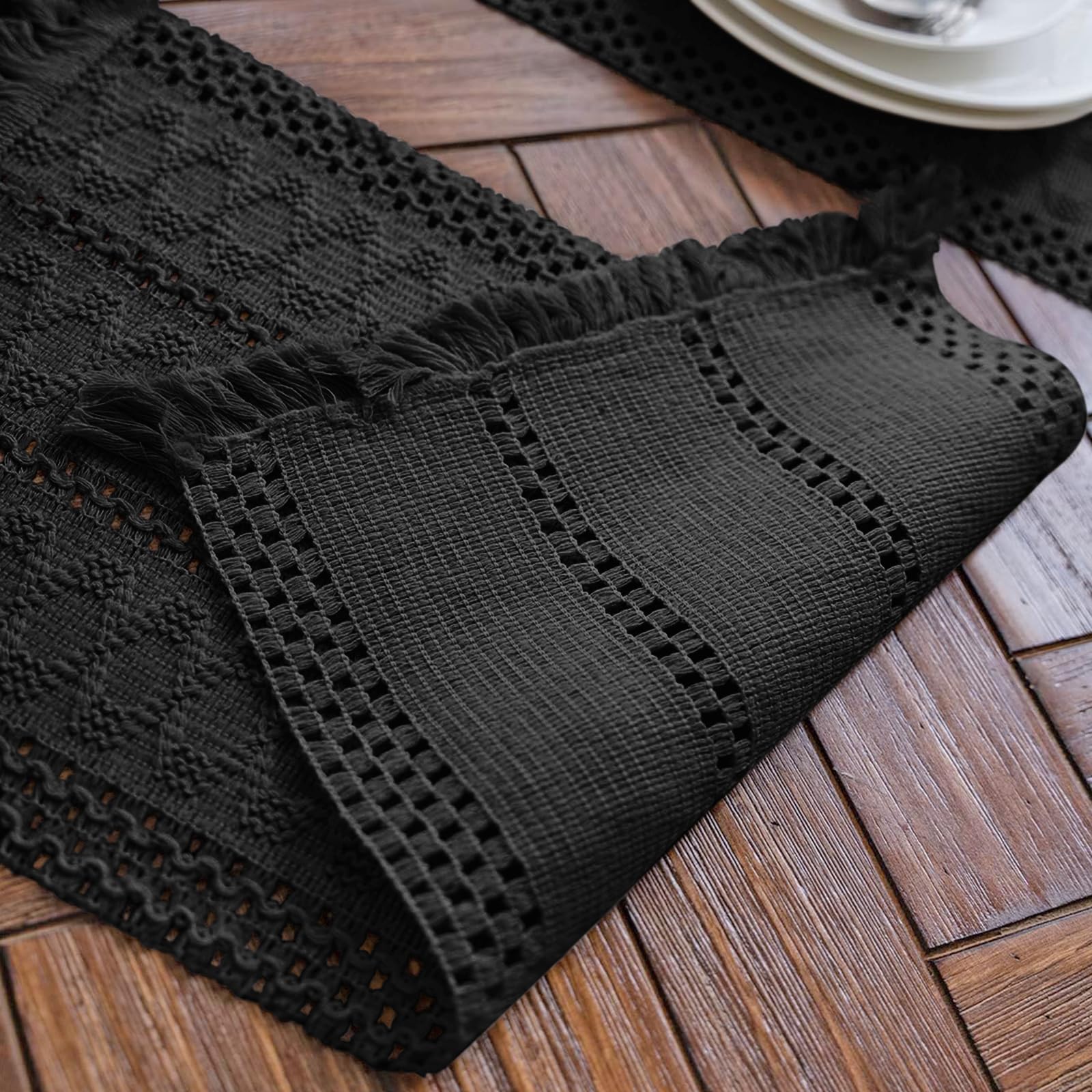 Alynsehom table runner 12x48in fits dining tables for 4-6 guests