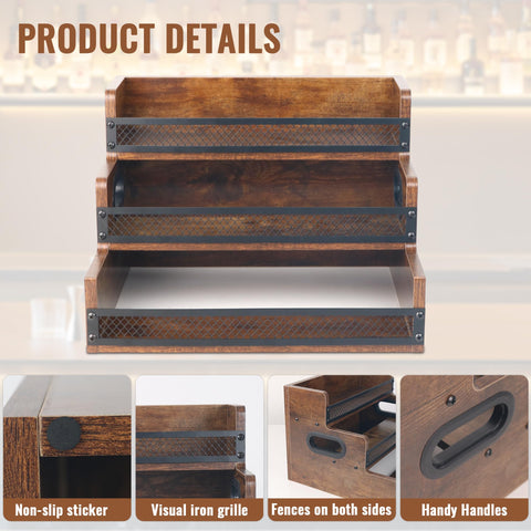 Alyoen waterproof wood finish eases cleaning and preserves the look.