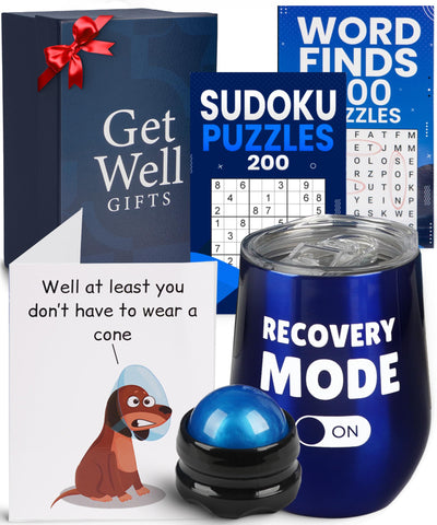 Amabeen Gifts Get Well Basket tumbler-12oz keeps drinks at ideal temperature during recovery.