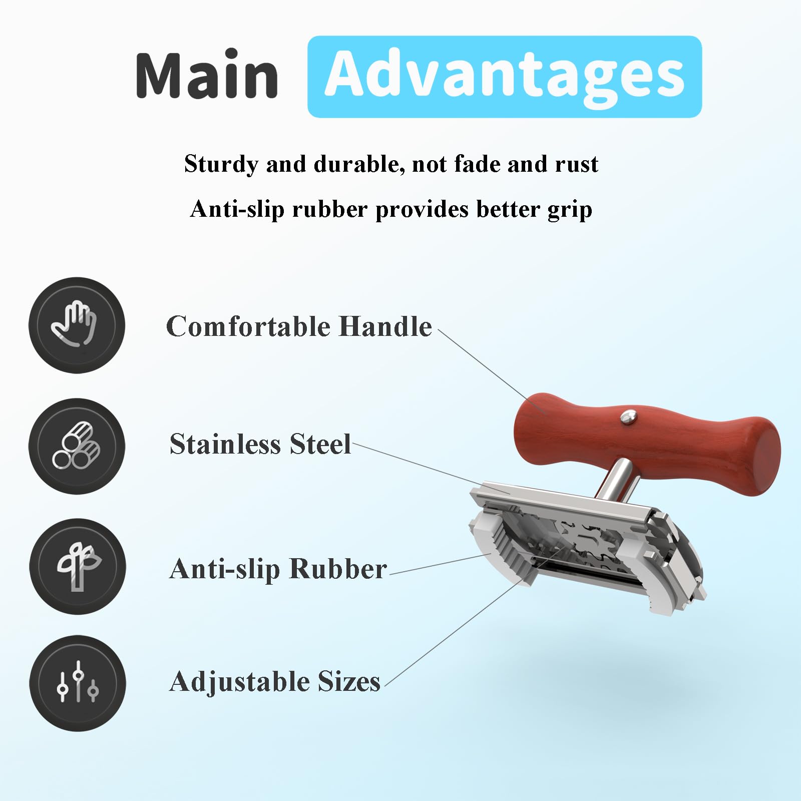 Amadething jar opener adjustable-sizes 0.4-4.1 inches fits many lids.