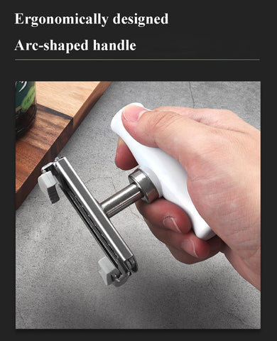 Amadething jar opener ergonomic-grip improves one-handed use.