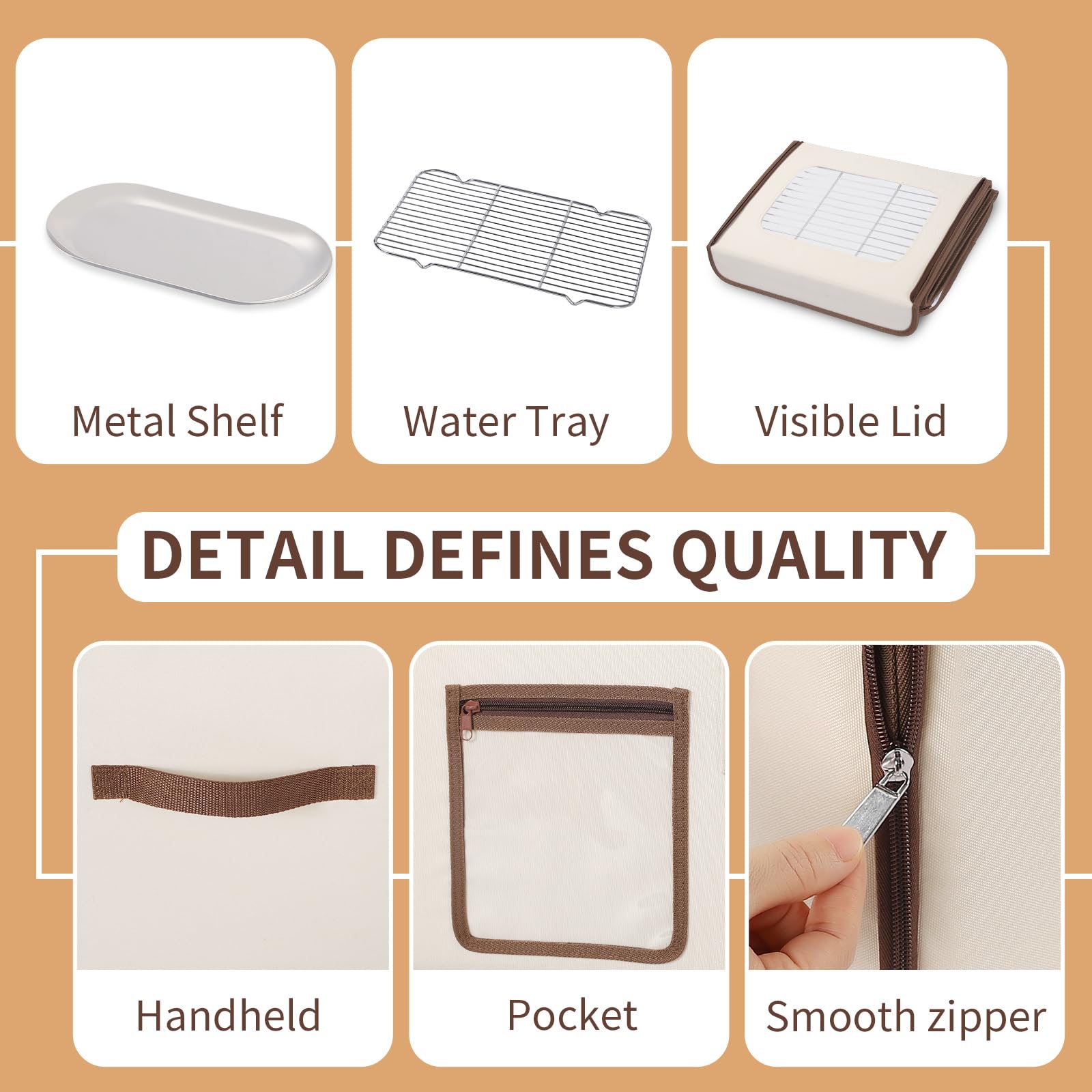 Amalflorid bread-proofing box six-layer insulation minimizes heat loss