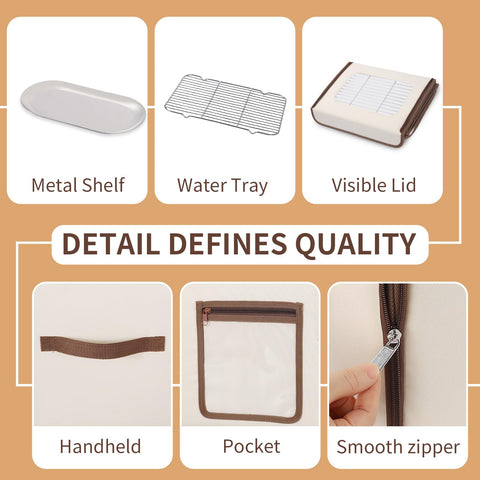 Amalflorid bread-proofing box six-layer insulation minimizes heat loss