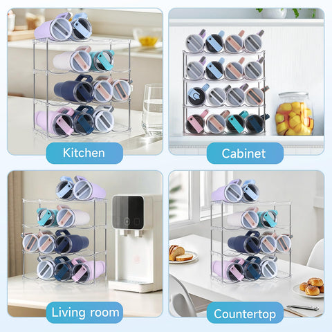 Amaoot easy-access slots enable quick bottle grabs in a tidy system.