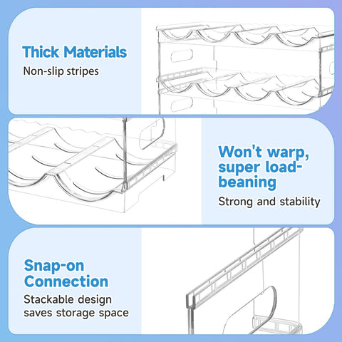 Amaoot space saving kitchen storage displaying sleek, accessible bottle storage.