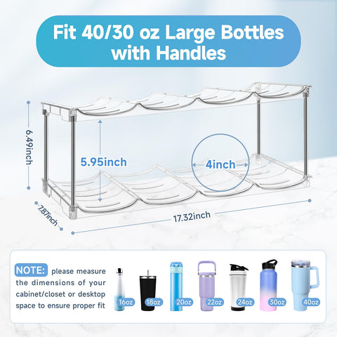 Amaoot wide-mouth bottle slot system in use for easy access