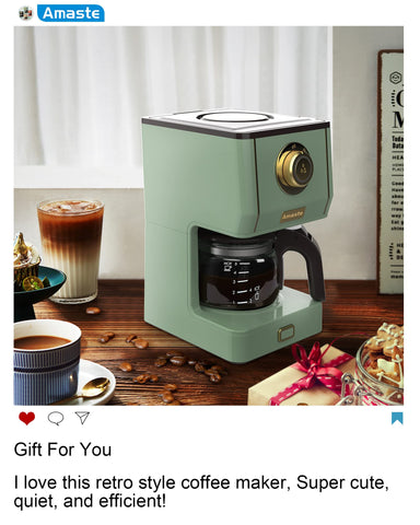 Amaste compact design fits small kitchens and desks.