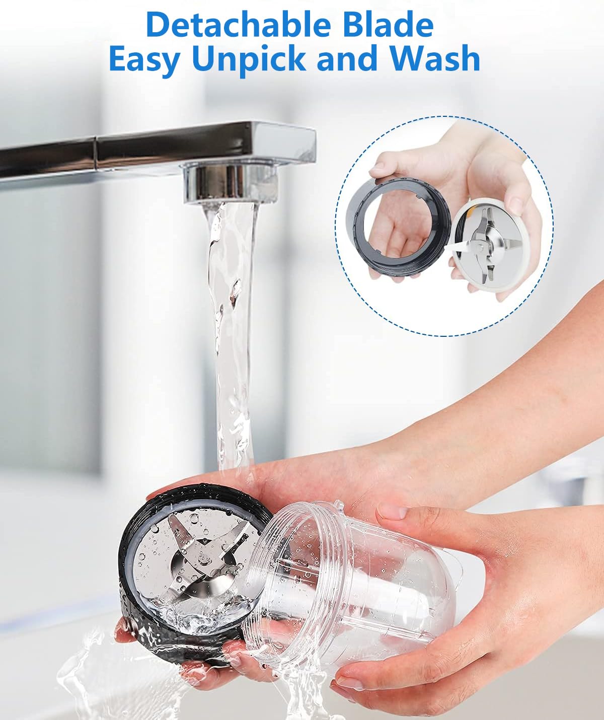 Amateys travel bottles 10oz and 24oz for on-the-go smoothies and coffee.