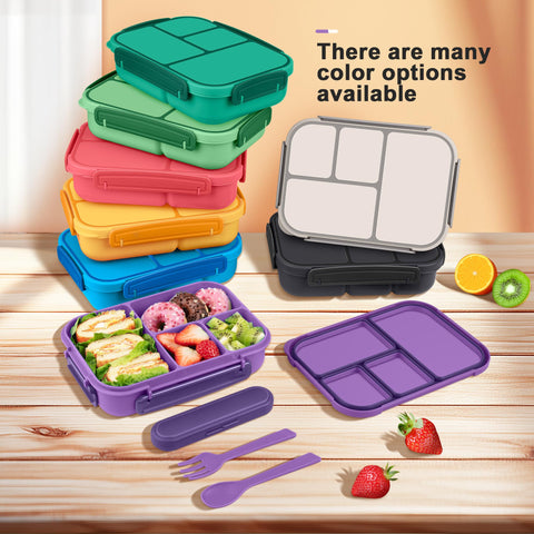 Amathley 1200 ml capacity fits substantial portions for kids or adults