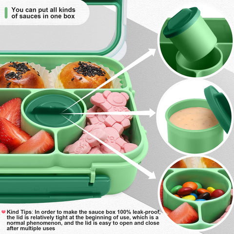 Amathley Bento Box is dishwasher-safe for easy cleanup after meals.