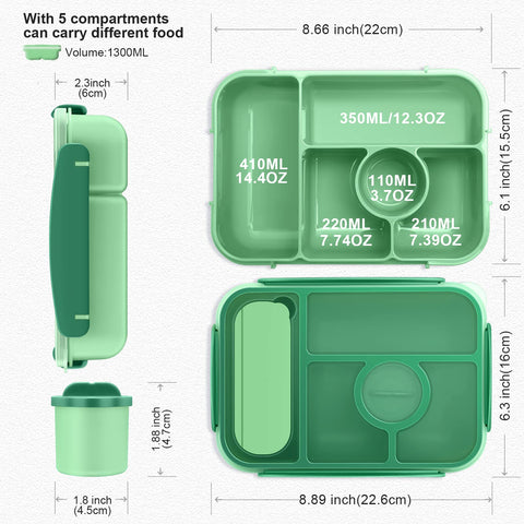 Amathley Bento Box is microwave-safe for quick reheats at work or school.