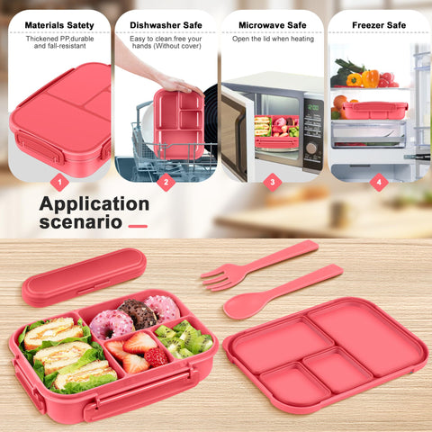 Amathley dishwasher safe lunchbox for easy cleaning