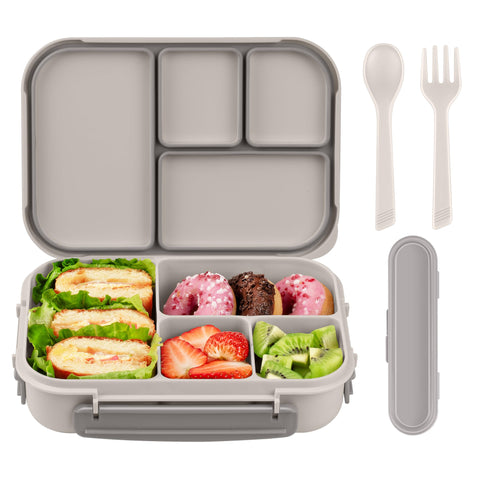 Amathley lunchbox kids with 4 compartments for balanced meals on the go.