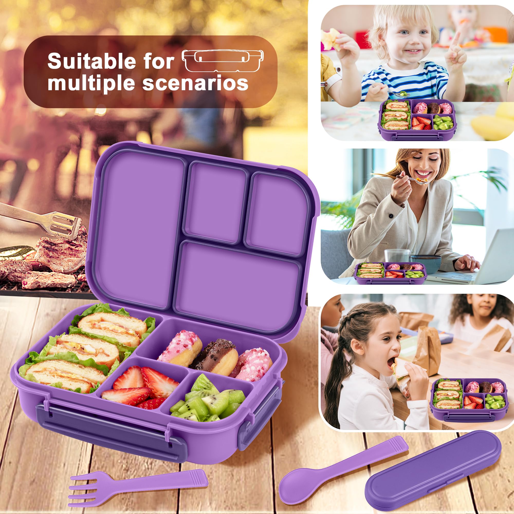 Amathley microwave-safe base allows quick reheating of meals