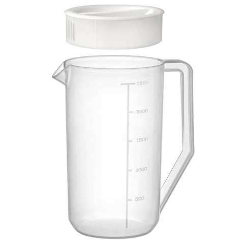 Amazing Abby 2-quart pitcher in refrigerator showing easy chilling storage