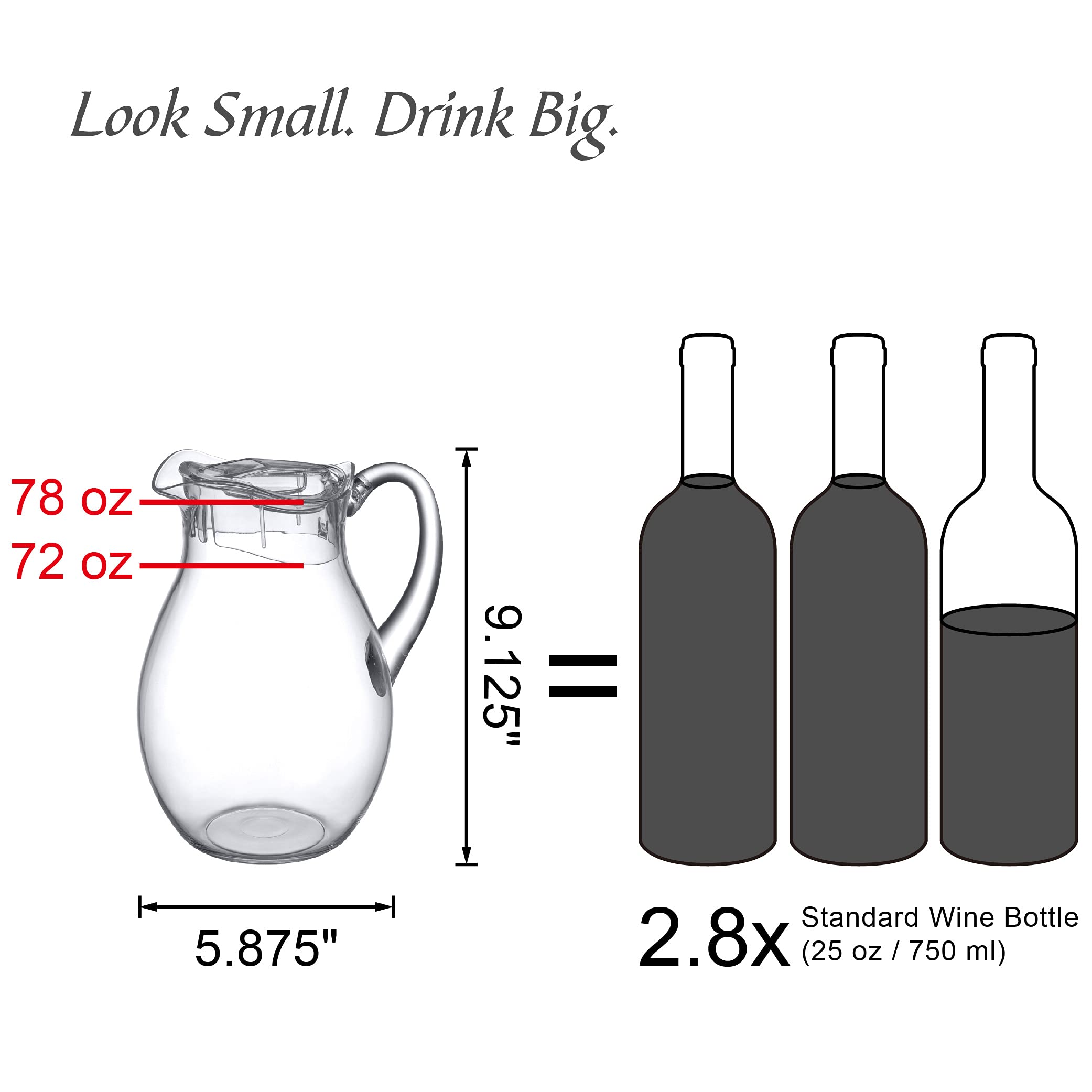 Amazing Abby Bubbly BPA-free and shatter-proof pitcher designed for everyday hydration.