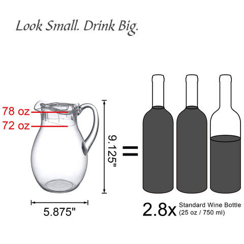 Amazing Abby Bubbly BPA-free and shatter-proof pitcher designed for everyday hydration.