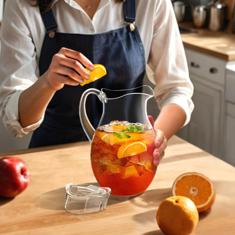 Amazing Abby Bubbly durable BPA-free pitcher ideal for iced tea and sangria.