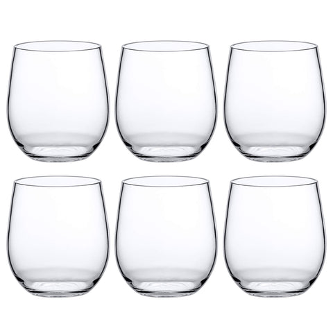 Amazing Abby Cindy outdoor-ready wine glasses for camping or poolside use.