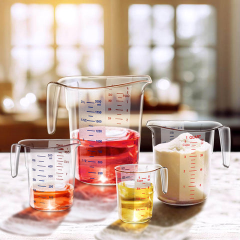Amazing Abby Melissa 2-cup measuring cup with clear marks for quick recipe prep.