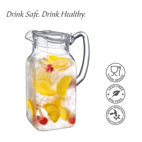 Amazing Abby Quadly pitcher outdoors at a gathering, perfect for sharing drinks.