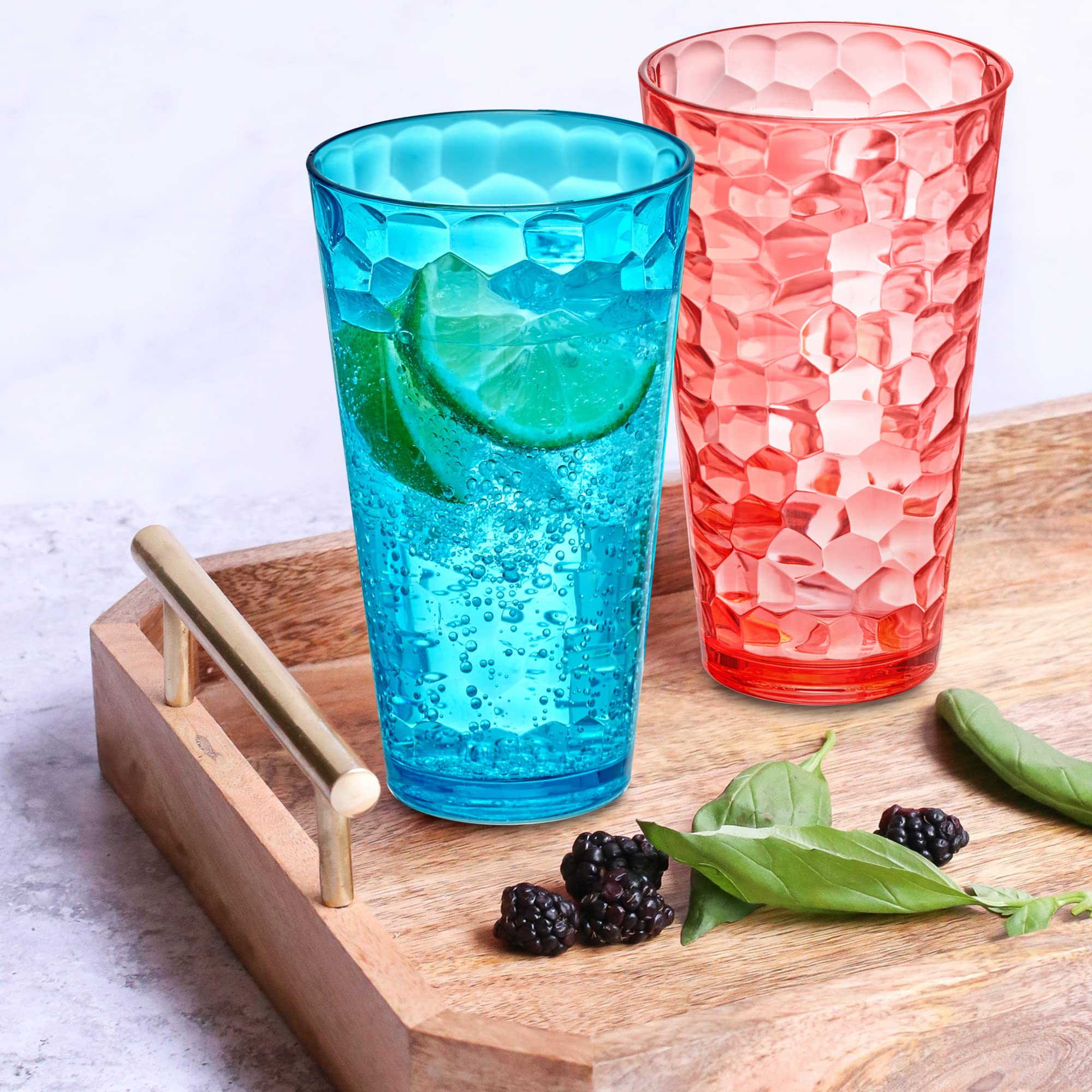 Amazing Abby shatter-proof tumbler built to withstand accidental drops outdoors.
