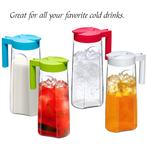 Amazing Abby Slim Pitcher crystal-clear design enhances beverage presentation