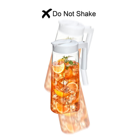 Amazing Abby Slim Tritan Pitcher for iced tea and cold drinks