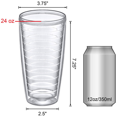 Amazing Abby Alaska clear tumbler adds modern style to entertaining.