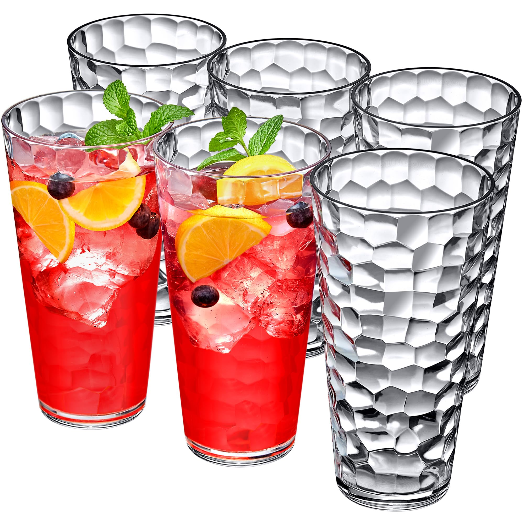 Amazing Abby Iceberg 30oz tumbler side view—clear and large-capacity for iced beverages.
