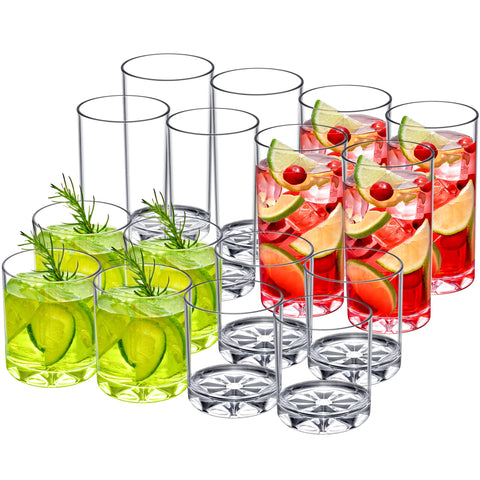 Amazing Abby Liberty 12oz tumbler in crystal-clear plastic for daily cold drinks.