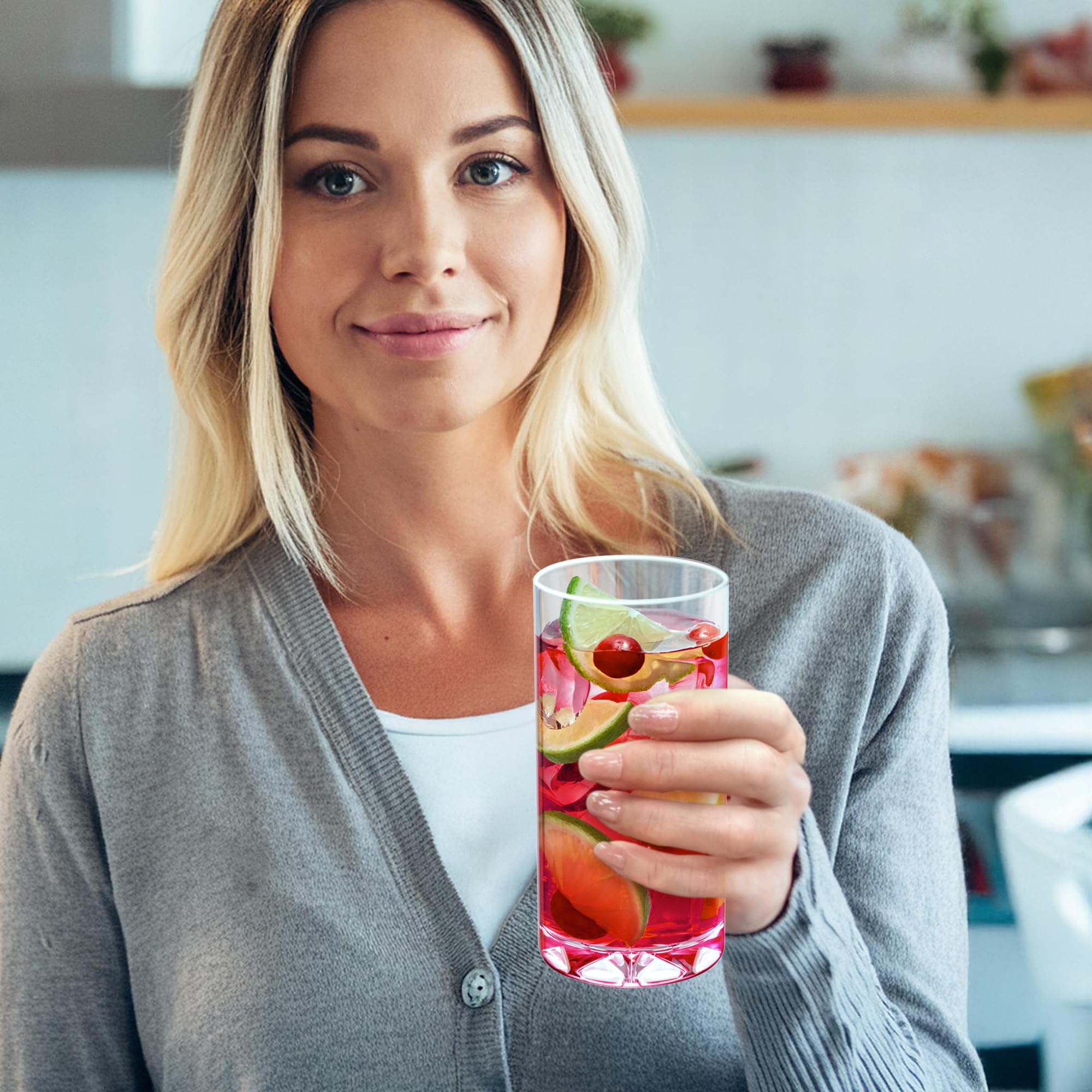 Amazing Abby Liberty shatter-proof tumbler ready for picnics and poolside events.