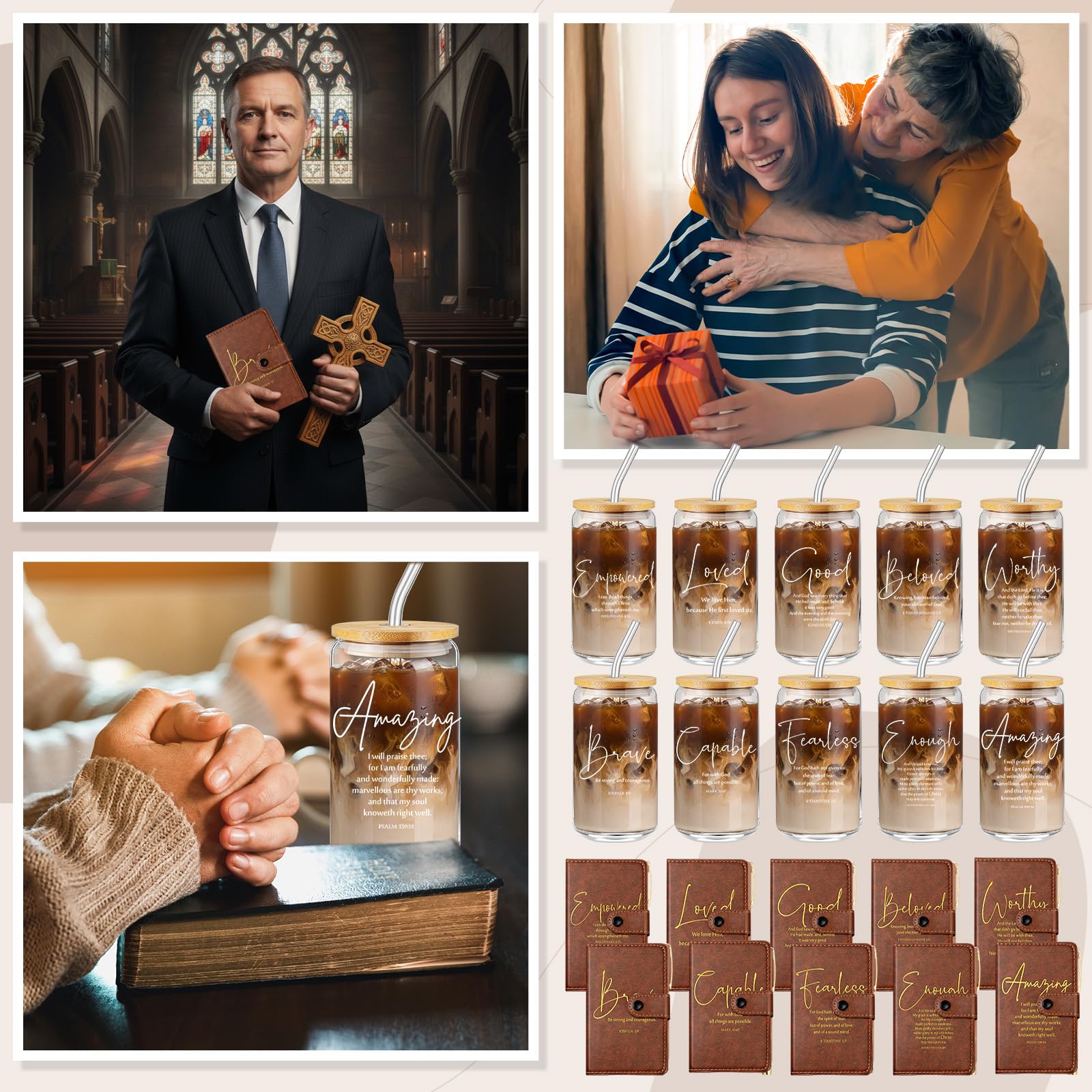 AmazingSpark Bible verse engravings add a personal touch to each item.