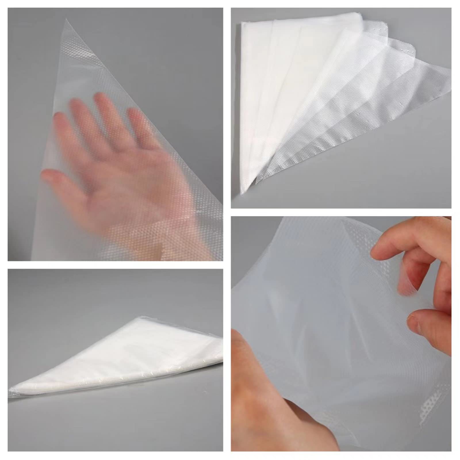 AMBESTAR anti-burst thick plastic bag prevents leaks under high icing pressure.