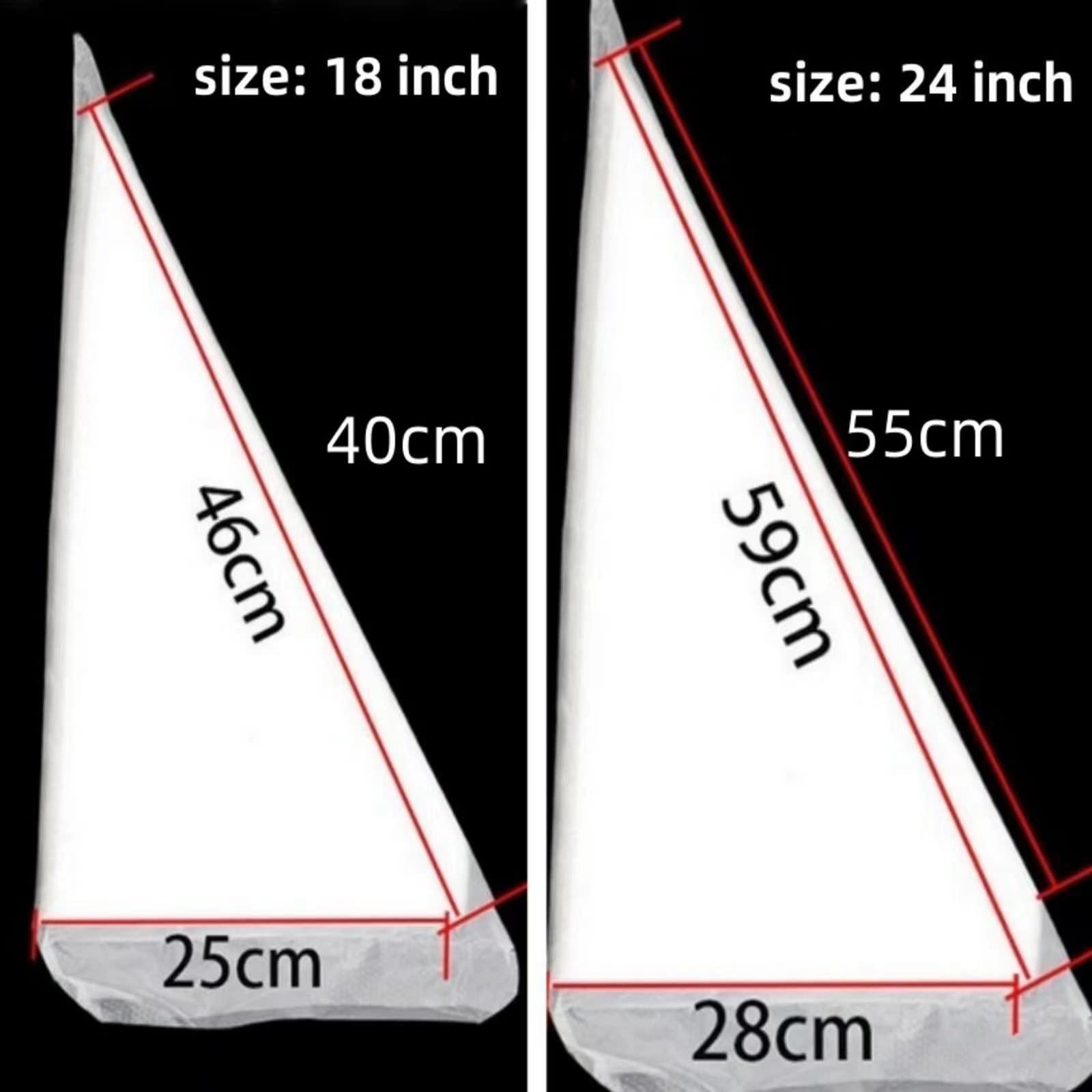AMBESTAR disposable 18-inch piping bag ensures sterile use and fast cleanup.