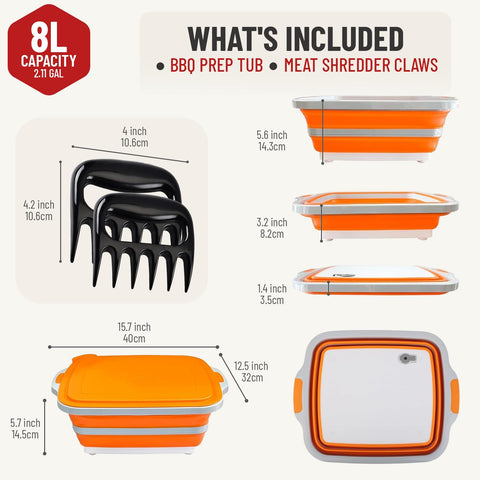 AMBRINT meat shredder claws ready to pull pork or beef.