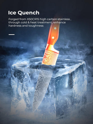 AMEGAT 8-inch bread knife for effortless crusts.