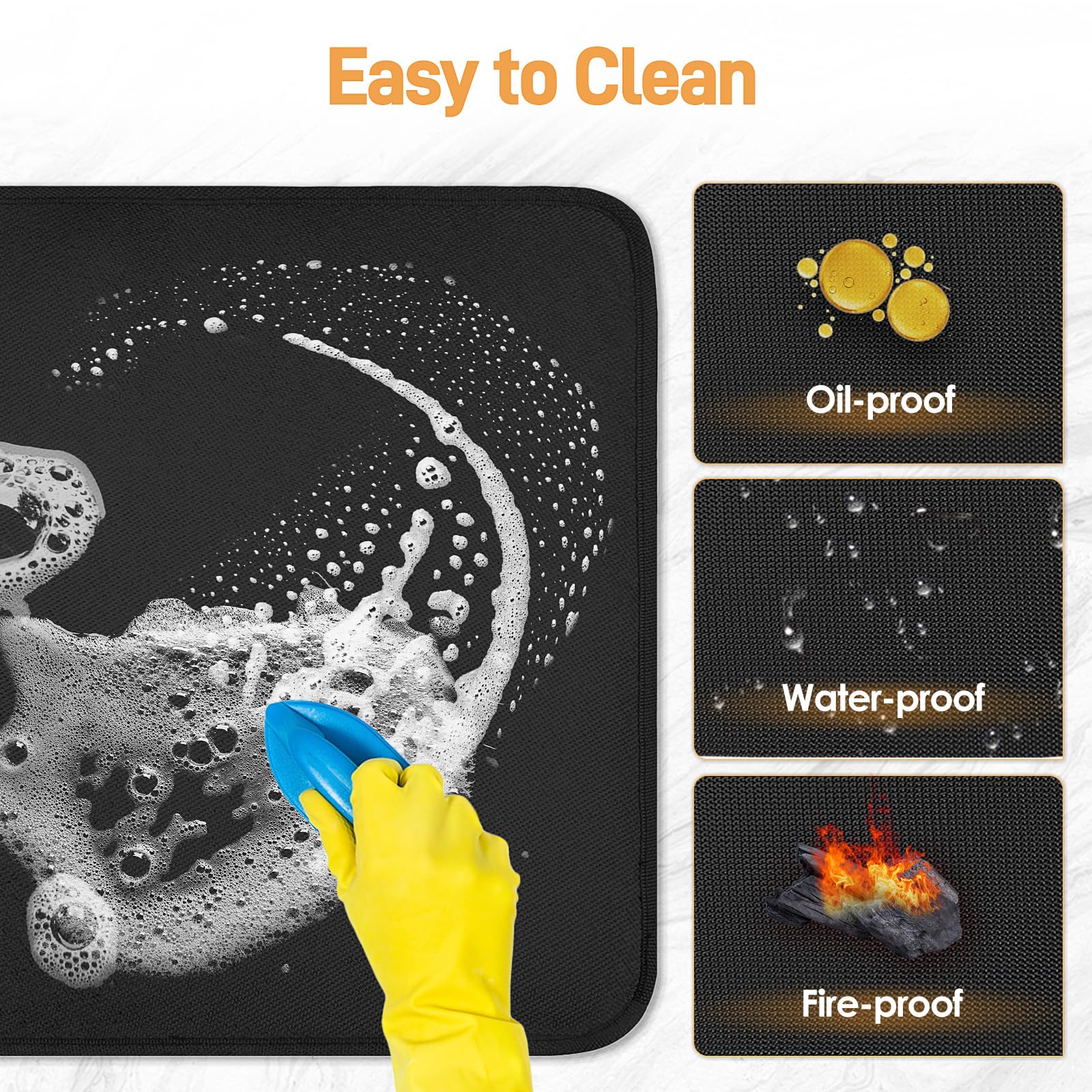 Amerbro heat resistant mat stand mixer protector keeps counters safe and clean