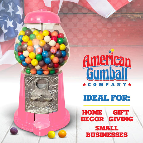 American Gumball Company decorative metal unit in home and office settings.
