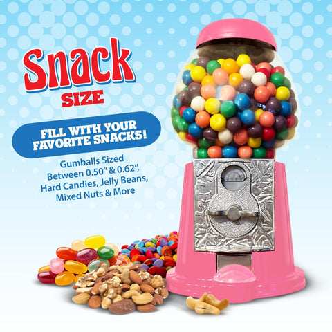 American Gumball Company free-spin mechanism detail, dispenses treats without coins for all ages.