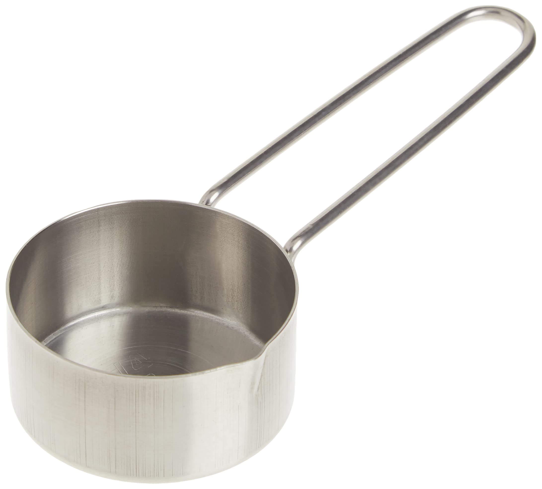 American Metalcraft MCW14 quarter cup in polished stainless steel for accurate, repeatable measurements.