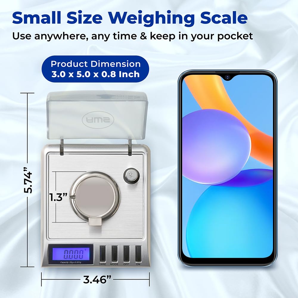 Gemini-20 calibration weights included for quick accuracy checks