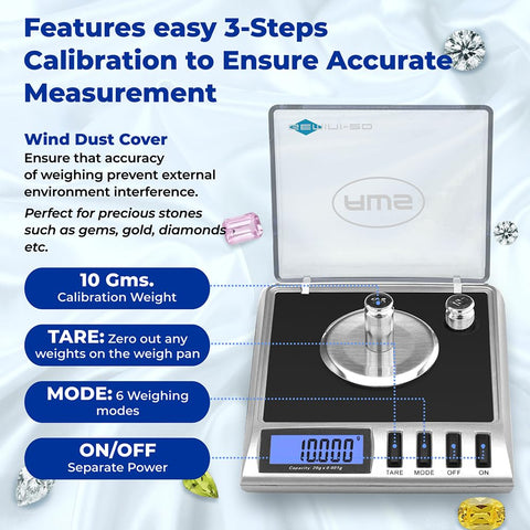 American Weigh Gemini-20 scale in travel case ready for everyday checks.