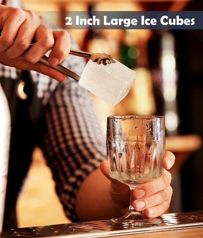 AMFOCUS ice tray showing sphere mold designed for cocktails and cold drinks.