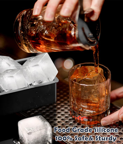 AMFOCUS slow melting ice cubes maintain drink temperature longer