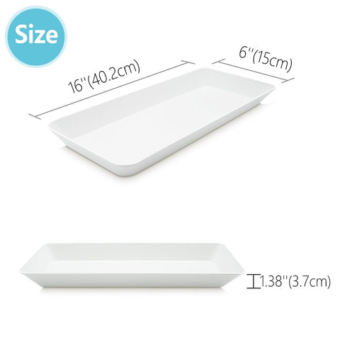 AMGBZT four-piece tray set for snacks and desserts at parties.