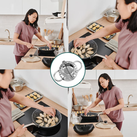 AMGOYA stainless steel kit offers durable kitchen reliability.