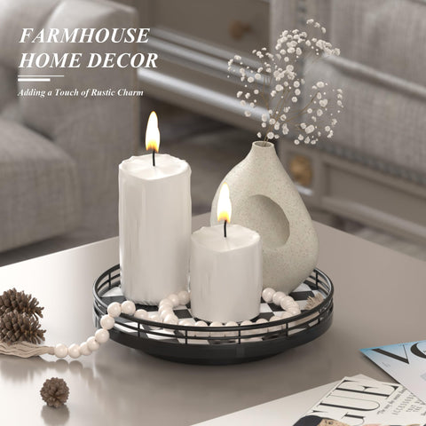 AMH 9-inch round lazy susan ideal for kitchen storage and cookies